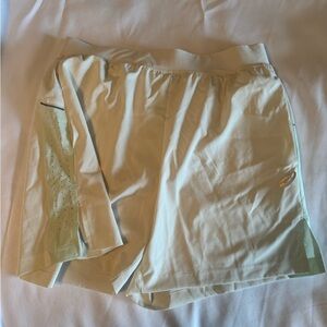 Asics Crème Athletic Shorts